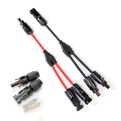 Solar Panel Pv Cable and Connectors Wire 1000v 1500v Xlpo Tinned for 4-6mm2 Pv Dc Solar Cable Connector