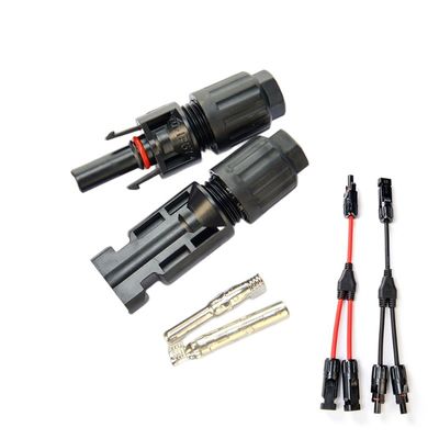 Tuv Heavy Duty Safe Solar Pv Мужчина и женщина DC Power Solar Cable Connector Socket с предохранителем для использования солнечных расширительных кабелей DC