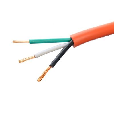 VDE H05VV-F 300/500V Flexible 3 Core 0.75 1 1.5mm 2.5mm 4mm Sq Electric Cable Pure Copper for Overhead and Building Wire