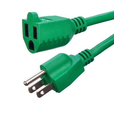 100FT ETL SJTW 14/3 Electrical Orange Extension Cord Single Plug NEMA 5-15P до NEMA 5-15R с индивидуальной длиной