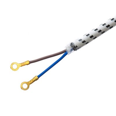 10A/250V PSE 2Pin Plug Power Cord 4.8mm Terminal White SNI с долговечной кислородной свободной обнаженной нитью меди