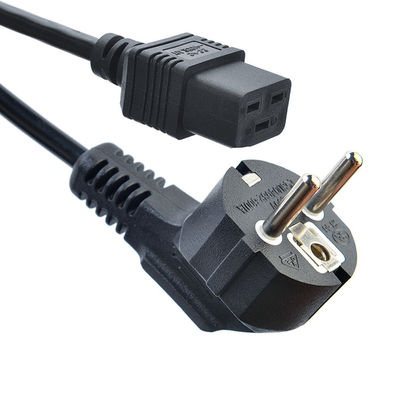 KC Standard C19 Connector Copper Power Cord Extension Cords with Insulation Protection H05VV-F/H05RN-F 3x0.75-1.5MM2 Сметанные распределительные провода с защитой от изоляции