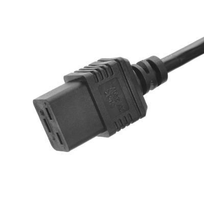 KC Standard C19 Connector Copper Power Cord Extension Cords with Insulation Protection H05VV-F/H05RN-F 3x0.75-1.5MM2 Сметанные распределительные провода с защитой от изоляции
