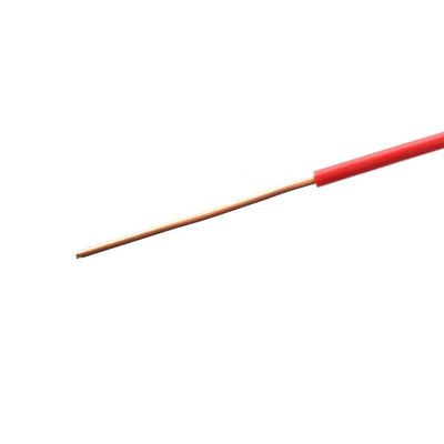 300/500V PVC Insulation Solid Core BV 1X0.5mm2 Red Electrical Wire for Powering Appliances