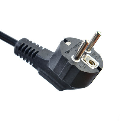 VDE Certificated Shucko CEE7/7 Plug with IEC C13 Connector Computer Power Cords Extension Cords Length 1.5M or Customized