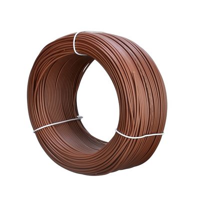 300/500V Rated Voltage Overhead Flexible Cord Round Cables Brown 02 Rv-90 1X0.5mm2 Electrical Power Cable With PVC Jacket