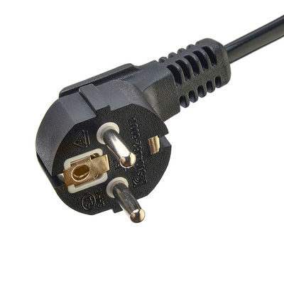 VDE Certificated Shucko CEE7/7 Plug with IEC C13 Connector Computer Power Cords Extension Cords Length 1.5M or Customized