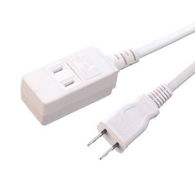 2X2mm2 Oxygen Free Bared Stranded Copper Conductor JET 2 Pin Plug Male End Type Japan PSE Standard Laptop Extension Cord