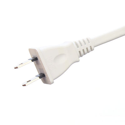 2X2mm2 Oxygen Free Bared Stranded Copper Conductor JET 2 Pin Plug Male End Type Japan PSE Standard Laptop Extension Cord