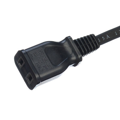 Home Appliance Extension Cord PSE Certified AC Power Cord Japanese Jet Socket Female End Type Standard 2 Flat Poles Plug