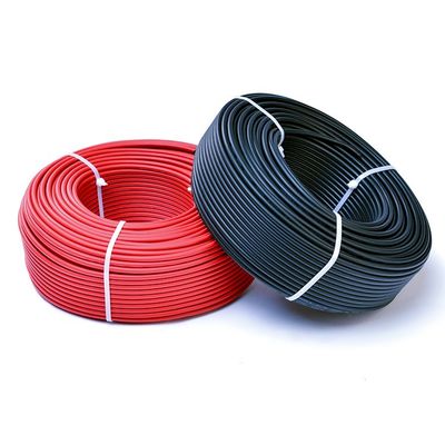 DC 1500V H1Z2Z2-K 1X25MM Консервированный медный солнечный кабель XLPE для солнечной энергетической системы с температурным диапазоном от -40C до 90C