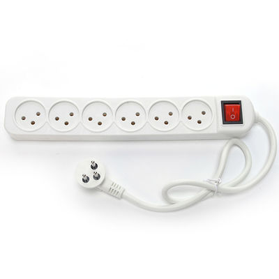 Israel Extension Cord Power Strip with 5 Universal Outlet and Extended Power Cable 3 Pin Prong Plug Rated Voltage 220V