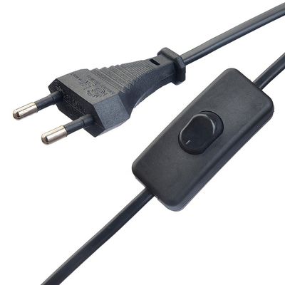 2.5А 2 штифты Стыковочные кабели Черный котел с соединителем или розеткой Оксиген-свободный обнаженный проводник медной цепи