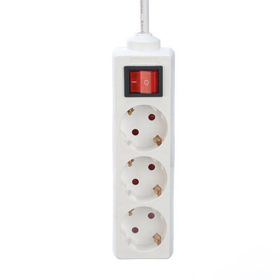 Защита от перенапряжений на линии питания типа ЕС 3 Gang Extension Cord Socket с H03vvh2 f 2x0.75mm2 кабелем питания и электрическим розеткой