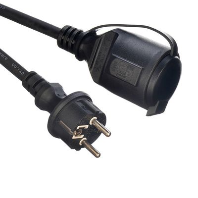 Внешний стандартный VDE Schuko с 2 полюсным водонепроницаемым розеткой 220V/16A IP44 водонепроницаемым розеткой 5M Network SDK