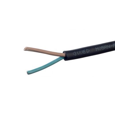 VDE Standard H05rr f Кабель электрического питания из резины 2x0.75 Электрический для бытовой техники -5C до 70C 2C X0.75MM2 Нормальные секции