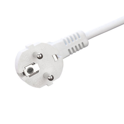 Waterproof Power Cable White VDE Plug Power Cord 1.5M Length or Customized for Home Appliances