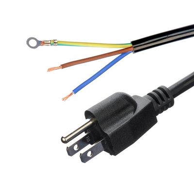 Спецификация кабеля 16/14/18AWG ETL Стандартные кабели питания для ноутбука 15A NEMA-15P 3-фазная машина для изготовления электропривода
