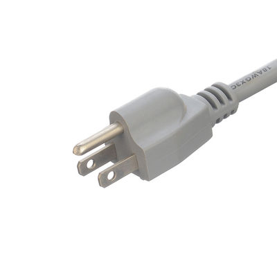 Коммерческий электропровод ETL 14 AWG Открытый конец для ноутбука 15A NEMA-15P 3-фазный розетка расширения Universal Socket Branded Power Cable