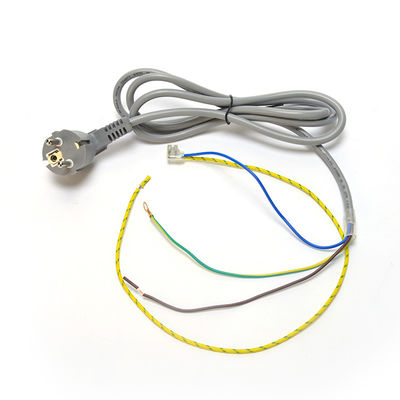 Кабель питания Eu с открытыми концами с отрезанными кольцами H05vv-f 3g1.0mm2 Cee7/7 Euro Кабель питания 1,5 мм и стандартное заземление