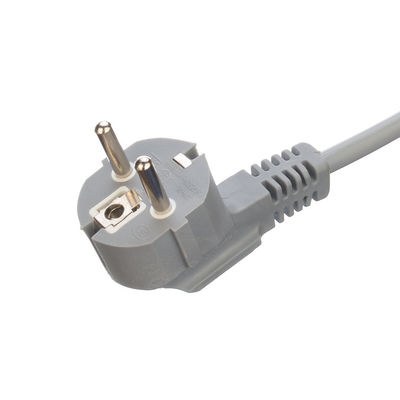 Кабель питания Eu с открытыми концами с отрезанными кольцами H05vv-f 3g1.0mm2 Cee7/7 Euro Кабель питания 1,5 мм и стандартное заземление