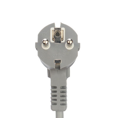 Кабель питания Eu с открытыми концами с отрезанными кольцами H05vv-f 3g1.0mm2 Cee7/7 Euro Кабель питания 1,5 мм и стандартное заземление