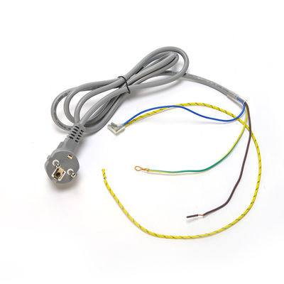 Кабель питания Eu с открытыми концами с отрезанными кольцами H05vv-f 3g1.0mm2 Cee7/7 Euro Кабель питания 1,5 мм и стандартное заземление