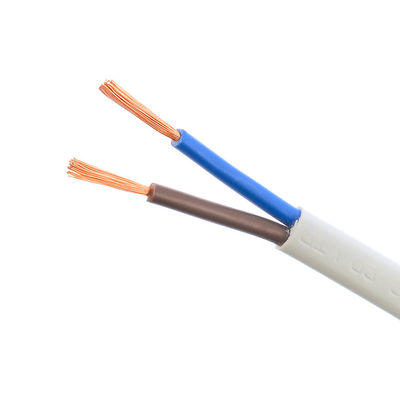 2 ядра 2x0.5mm2 VDE H03VVH2-F ПВХ куртка Низкое напряжение кабель питания для дома изолированного без кислорода медный проволока нагрева