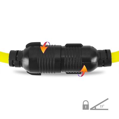 40FT Heavy Duty Generator Power Cord NEMA L14-30P/L14-30R 4 Prong 10 Gauge 125/250V 30Amp 7500 Watts Lock Extension Cord