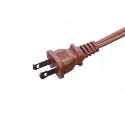 18AWG ETL Pararell Wire AC Power Cord с переключателем и розеткой Расширение кабеля Коричневый ETL Стандартный PVC Jacket USA 2 Prong