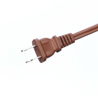 18AWG ETL Pararell Wire AC Power Cord с переключателем и розеткой Расширение кабеля Коричневый ETL Стандартный PVC Jacket USA 2 Prong