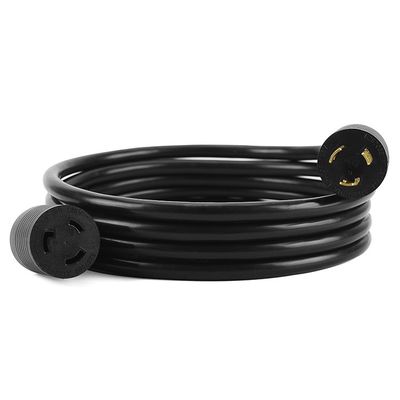 Генераторный шнур 20A 125V 10FT ETL L5-20P до L5-20R Замыкающий силовой шнур SJTW 10AWG 3-угольные порты USB Type-C 0
