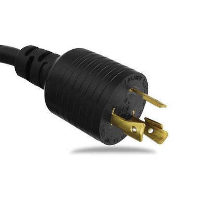 Генераторный шнур 20A 125V 10FT ETL L5-20P до L5-20R Замыкающий силовой шнур SJTW 10AWG 3-угольные порты USB Type-C 0
