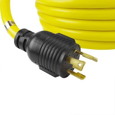 30Ампер 3750 Вт 25 футов тяжелой работы NEMA L6-30P/6-30R 3 колючки 10 гаджета генератор блокировки расширения шнура с проводом организатор