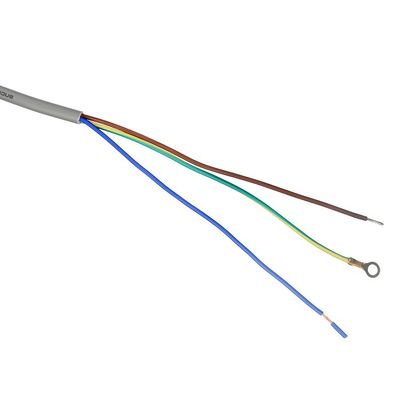 Cable Specification H05VV-F/H05RN-F 3x0.75-1.5MM2 VDE Standard Power Cable Grey or Customized for AC Computer Power Cord