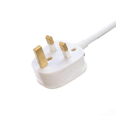 UK BS Standard Open Ended Rewireable 3 Prong Supply UK Plug for Computer Laptop CCA Cable Customized England Uk Pin 3