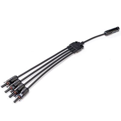 Нормальные секции 1C X56/0.285MM ПВ кабельное расширение Y разделитель 4 на 1 PV004 Мужские и женские разъемы 40 комплектов / коробка