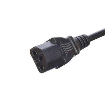 125V переменный ток для посудомоечной машины холодильника 220V расширение ETL одобренный США NEMA 5-15P к IEC C13 Снятый конец 18AWG 220V