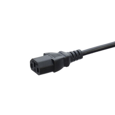 125V переменный ток для посудомоечной машины холодильника 220V расширение ETL одобренный США NEMA 5-15P к IEC C13 Снятый конец 18AWG 220V