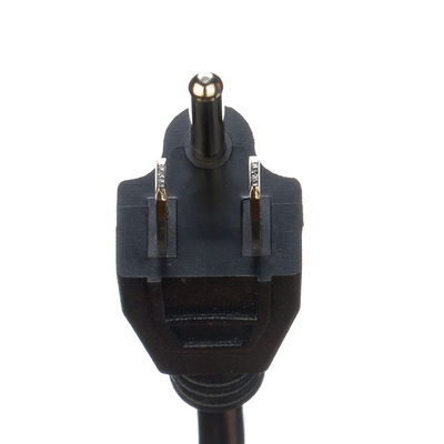 125V переменный ток для посудомоечной машины холодильника 220V расширение ETL одобренный США NEMA 5-15P к IEC C13 Снятый конец 18AWG 220V