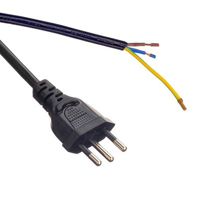 Проводник безаксидного медного проводника 16A/250V VDE H05VV-F из ПВХ с проводом питания ЕС