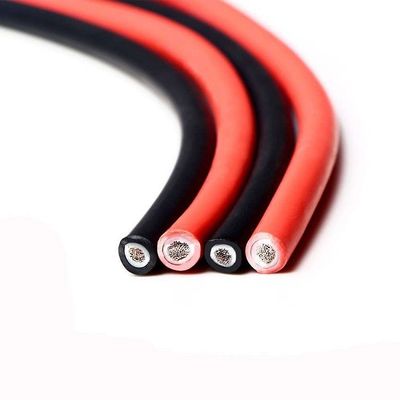Red Solar Cable 2.5mm Solar PV Cable DC H1Z2Z2-K 1500V High Temperature Resistance for Solar Energy Systems