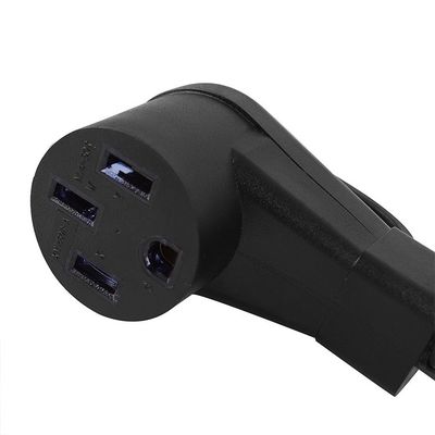 1FT Nema 10-30P Male to 14-50R Female Dryer Adapter Cord 50 Amp STW 10-AWG Outlet Plug Power Cord with Ground Wire Blue