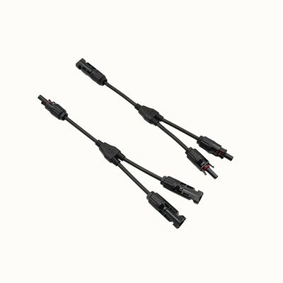Изолированный TUV одобренный 1x4mm2 консервированный Cooper XLPO XLPE PV солнечный кабель Y разделитель 1 до 3 с PV004 соединителем УФ-защита