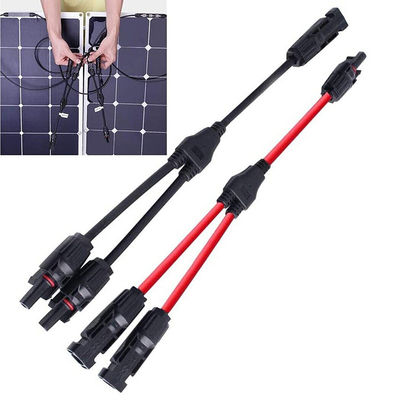 Изолированный TUV одобренный 1x4mm2 консервированный Cooper XLPO XLPE PV солнечный кабель Y разделитель 1 до 3 с PV004 соединителем УФ-защита