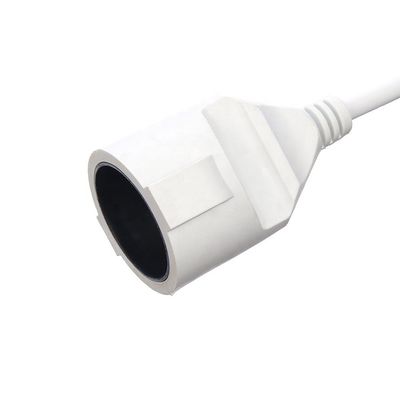 White Waterproof 3 Prong H05VV-F/H05RR-F/H05RN-F 3x1.5MM2 Extension Cable VDE Approved Perfect for Consumer Electronics