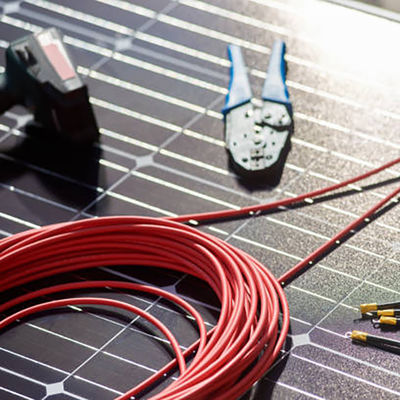 1x4mm2 консервированный купер XLPO XLPE PV кабель Y разделитель 1 Передача 2 с PV004 соединителем нагреватель UV Res Jacket TUV одобрен