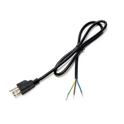 Настраиваемый ETL 3-конечный американский силовой шнур ETL1ft Плоская головка расширения шнур ПВХ пиджак 3X16AWG 7a 125v 2 конечный фигура 8