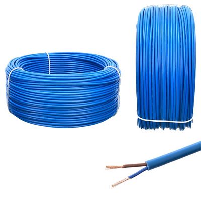 2CX28/0.15MM Синий RVV/RVVP кабель 2*0.75mm Гибкое ядро Два ядра провода меди для PS3 питания кабеля VDE стандарт