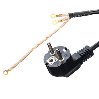 Euro Standard VDE Power Cord Cee7/7 Включатель с отрезанным терминалом Конец 16A/250V H05vv-f ПВК Гибкий кабель коммерческий